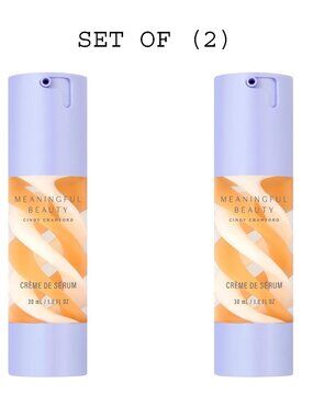Meaningful Beauty Crème De Serum Facial Moisturizer Serum 2 Pack - 1 Fl Oz Each